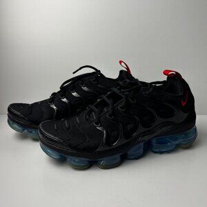 Nike Air Vapormax Plus Black Icy Blue Shoes Dq7626-001 Mens 9